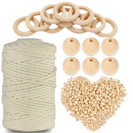 MACRAME SET Splietaná šnúrka, 31 ELEMENTOV MACRAME SET Splietaná šnúrka, 31 ELEMENTOV