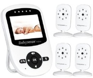 BabySense Video opatrovateľka so 4 kamerami V24EU+4K