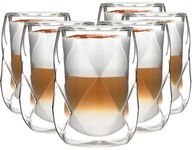 Termálne poháre na kávu, čaj a nápoje, 6 ks, 250 ml
