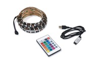 RGB LED PÁS 5V S USB DIAĽKOVÝM 3M TV PODSVETLÍM RGB LED PÁS 5V S USB DIAĽKOVÝM 3M TV PODSVETLÍM