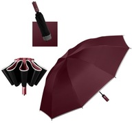 Skladací dáždnik masívny dáždnik Automatic Fiber XL veľký silný + obal