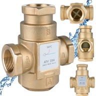 VENTIL TEPLOTY KOTLA ATV 334 DN25 1" 50°C 9 m³/h AFRISO MOSADZ