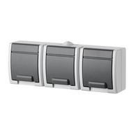 AQUANT IP55 TROJITÁ HERMETICKÁ ZÁSUVKA 1243-10 AQUANT IP55 TROJITÁ HERMETICKÁ ZÁSUVKA 1243-10