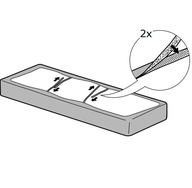 Poťah na matrac IKEA 90x200 POTAH Poťah na matrac IKEA 90x200 POTAH