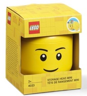 LEGO CONTAINER MINI HEAD BOY SMILE LEGO CONTAINER MINI HEAD BOY SMILE