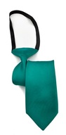 Zelená malachitová kravata s gumičkou