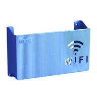 NÁSTENNÁ POLICA pre WIFI SPÍNAČ ROUTER Modrá NÁSTENNÁ POLICA pre WIFI SPÍNAČ ROUTER Modrá