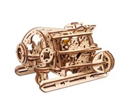 Drevený 3D model ponorky Steampunk na zostavenie Drevený 3D model ponorky Steampunk na zostavenie