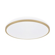 STRUHM Okrúhle glamour stropné svietidlo LINUS LED 18W 33cm zlatý prsteň