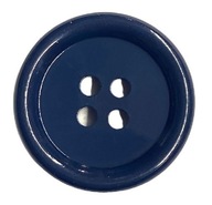 Odevný gombík, námornícka modrá, okrúhly, 20mm, 500 ks