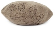 Baret z jesenných listov - béžová cz21418 Baret z jesenných listov - béžová cz21418