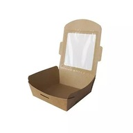 Papierové nádoby s okienkom na odber, 650 ml, 40 ks Papierové nádoby s okienkom na odber, 650 ml, 40 ks