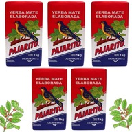 Yerba Mate PAJARITO set 5kg (5x1kg) originál