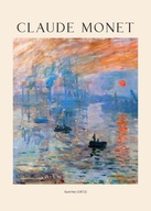 CLAUDE MONET PLAGÁT Východ slnka 50x70cm #248 CLAUDE MONET PLAGÁT Východ slnka 50x70cm #248