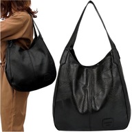TAŠKA Black Capacious Shopper Veľká taška cez rameno TAŠKA Black Capacious Shopper Veľká taška cez rameno