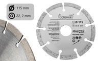 DIAMANTOVÝ DISK NA BETÓN 115x22,2mm SEGMENTOVANÝ