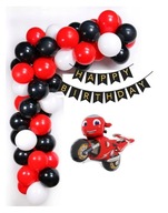 Balónová girlanda k narodeninám hélia Rickyho Zoom Motor Balónová girlanda k narodeninám hélia Rickyho Zoom Motor