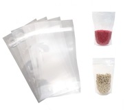 Bezfarebné doypack sáčky 500 ml, 100 ks, zips Bezfarebné doypack sáčky 500 ml, 100 ks, zips