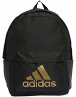 Pánsky školský batoh Adidas classic, čierno-zlatý, A4