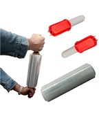 STRETCH MINI RAP FÓLIA 25cm priehľadná + 2x RÚČKA DÁVKOVAČA STRETCH MINI RAP FÓLIA 25cm priehľadná + 2x RÚČKA DÁVKOVAČA