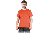 Pánske bavlnené pracovné tričko XL oranžovej farby