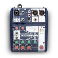 SOUNDCRAFT NOTEPAD 5 48V Phantom USB Audio Mixer