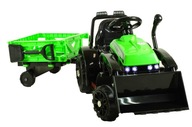 Akumulátorový traktor pre deti, príves na diaľkové ovládanie TRAK-SX-2-GREEN Akumulátorový traktor pre deti, príves na diaľkové ovládanie TRAK-SX-2-GREEN
