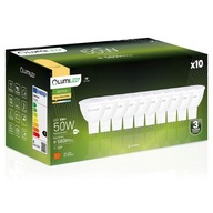 10x LED žiarovka MR16 6W = 50W 120° 230V 3000K Teplá biela LUMILED 10x LED žiarovka MR16 6W = 50W 120° 230V 3000K Teplá biela LUMILED