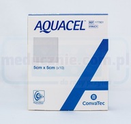 Aquacel 5 * 5 cm obväz z hydrovlákna 1 ks