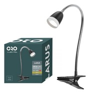 Stolná LED lampa, klip na školskú lavicu, ČIERNA Stolná LED lampa, klip na školskú lavicu, ČIERNA