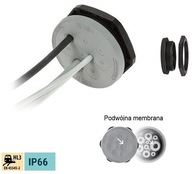 Utesnená viacotvorová okrúhla priechodka IP66 10 ks Utesnená viacotvorová okrúhla priechodka IP66 10 ks