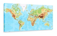 OBRAZOVÁ MAPA SVETA 120x60 POĽSKÉ MENÁ V POĽSKOM OBRAZOVÁ MAPA SVETA 120x60 POĽSKÉ MENÁ V POĽSKOM