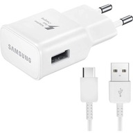 ORIGINÁLNA NABÍJAČKA SAMSUNG 15W BIELY USB-C KÁBEL ORIGINÁLNA NABÍJAČKA SAMSUNG 15W BIELY USB-C KÁBEL