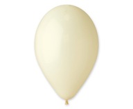 Pastelové slonovinové balóny na párty 33 cm 50 ks.