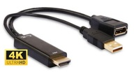 Adaptér MicroConnect HDMI-Displayport M-F