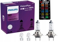PHILIPS H7 VISIONPLUS +60% 12V 55W 2KS + ZADARMO PHILIPS H7 VISIONPLUS +60% 12V 55W 2KS + ZADARMO