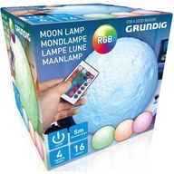 GRUNDIG LED RGB mesačná nočná lampa 16 farieb GRUNDIG LED RGB mesačná nočná lampa 16 farieb