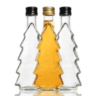 20X Ozdobná sklenená fľaša s gravírovaním VIANOČNÝ STROMČEK 250ml + uzáver 20X Ozdobná sklenená fľaša s gravírovaním VIANOČNÝ STROMČEK 250ml + uzáver