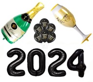 SADA OZDOBNÝCH BALÓNOV BALÓNKY SILVESTR 2024 SILVESTROVÁ DEKORACIA STENA SADA OZDOBNÝCH BALÓNOV BALÓNKY SILVESTR 2024 SILVESTROVÁ DEKORACIA STENA