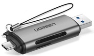 ČÍTAČKA KARIET UGREEN SD / MICROSD USB 3.0