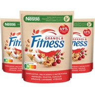 Nestlé Fitness Granola brusnice tekvicové semienka 3x300g