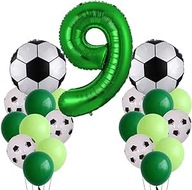 sada balónov futbalové lopty 9. narodeniny sada balónov futbalové lopty 9. narodeniny