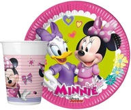 MINNIE MOUSE SÚPRAVA JEDNORÁZOVÝCH hrnčekov a tanierikov MINNIE MOUSE SÚPRAVA JEDNORÁZOVÝCH hrnčekov a tanierikov