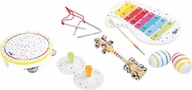 Farebná sada hudobných nástrojov pre deti