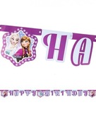 Banner Frozen Princess Happy Birthday 2,1 m