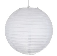 Papierová LAMPSHADE lampáš LAMPA 60cm BIELA