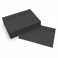 Čierne ozdobné pevné obálky 20 ks C4 324x229 mm