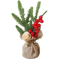 Malý vianočný stromček v kvetináči Holly Christmas KSN88 Malý vianočný stromček v kvetináči Holly Christmas KSN88