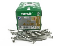 SPAX Skrutka do OSB podláh a podhľadov 4,5x80 200ks SPAX Skrutka do OSB podláh a podhľadov 4,5x80 200ks