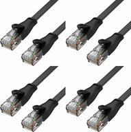 Plochý sieťový kábel UTP Ethernet Cat.6 3m x4 Plochý sieťový kábel UTP Ethernet Cat.6 3m x4